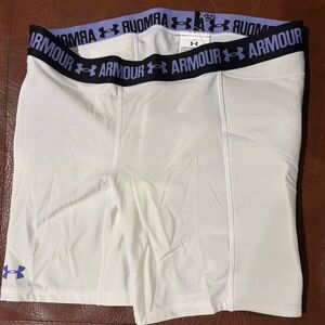 Women’s Under Armour heat gear compression shorts. Nwt. Large